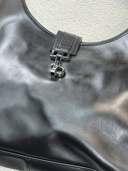 GUCCI - Jackie Hobo in Pelle Testa di moro Vintage