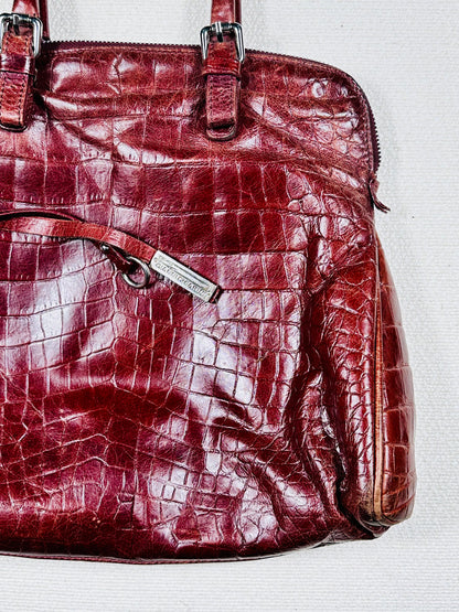 Borsa a spalla vera pelle red cherry 🍒