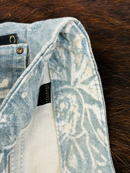 JUST CAVALLI - Pantaloni Paisley Denim – Early 2000s