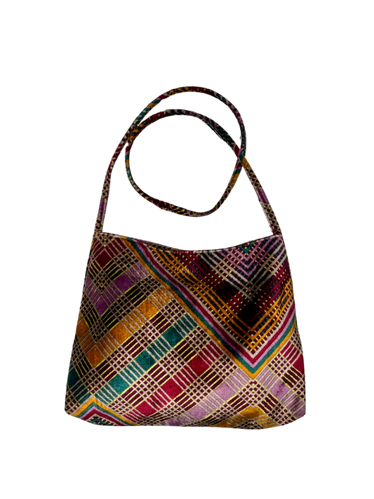 MISSONI - Borsa multicolor stampa geometrica