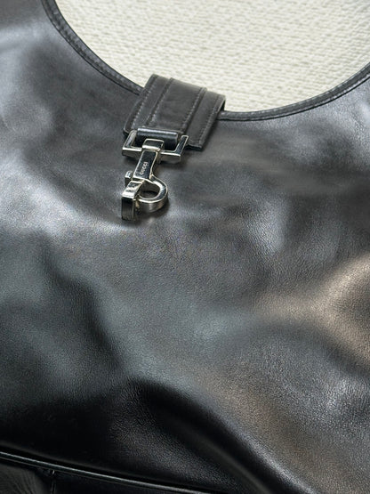 GUCCI - Jackie Hobo in Pelle Testa di moro Vintage