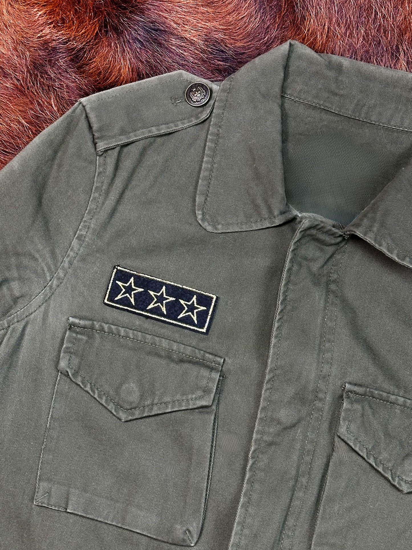 Giacca Utility Military Verde Oliva – Cotton Field Jacket