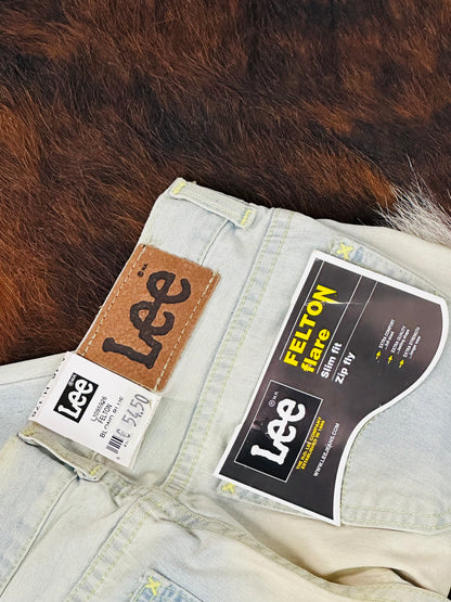 LEE - Jeans Flare Blond Blue Used Wash