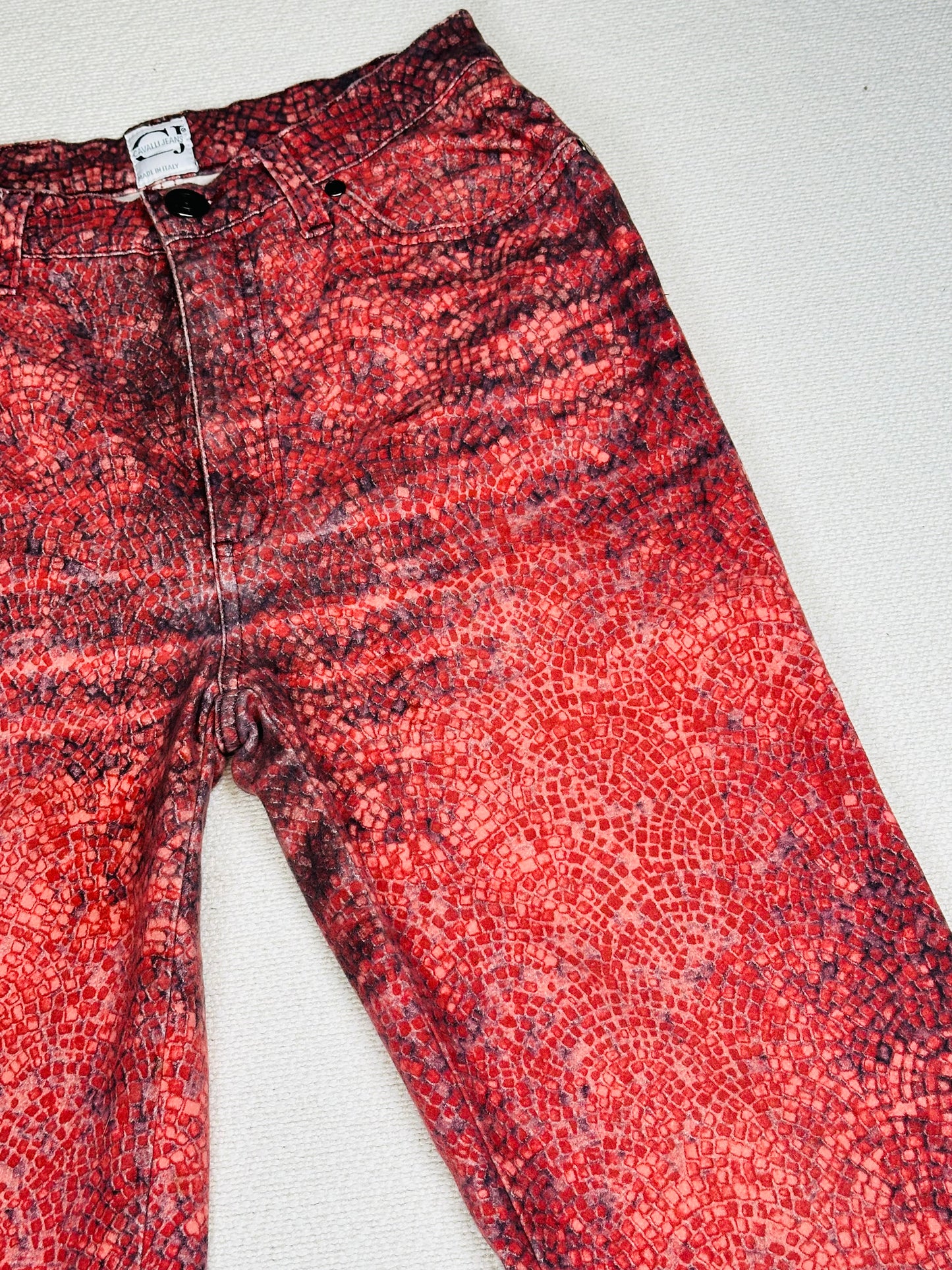 JUST CAVALLI - Pantaloni jeans animalier