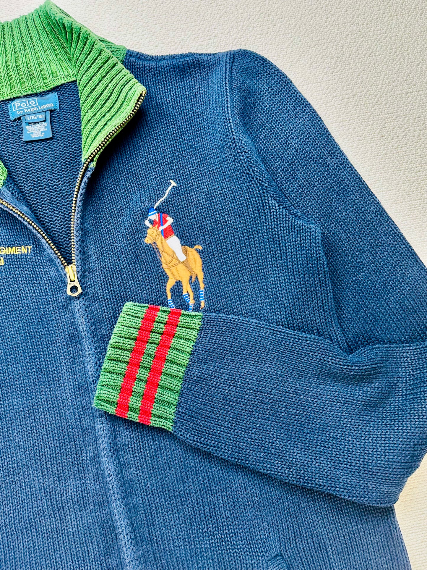 POLO RALPH LAUREN -  DESCRIZIONE Maglione con zip