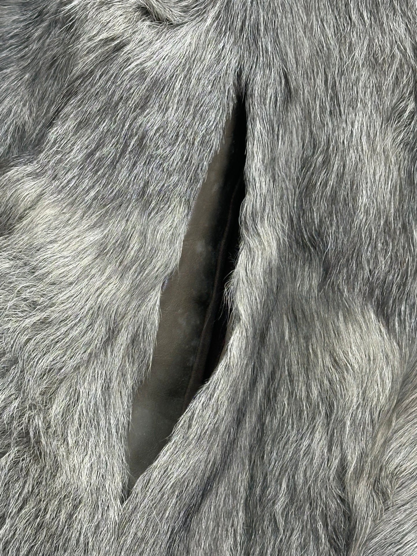 Pelliccia Vintage in Lapin Argentato