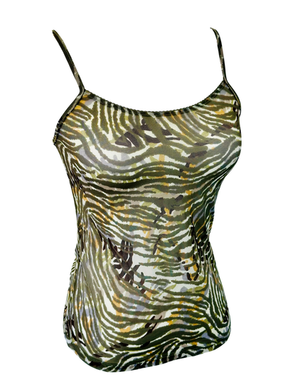 Y2k micro mesh top 🦓