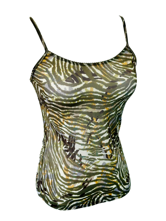 Y2k micro mesh top 🦓