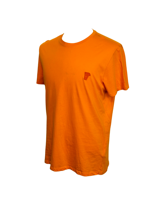 VERSACE COLLECTION  – TShirt Testa di Medusa Ricamata Arancione