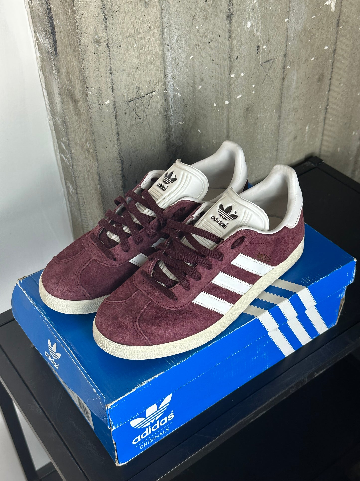 ADIDAS GAZZELLE OG – Burgundy/White | Tg 40