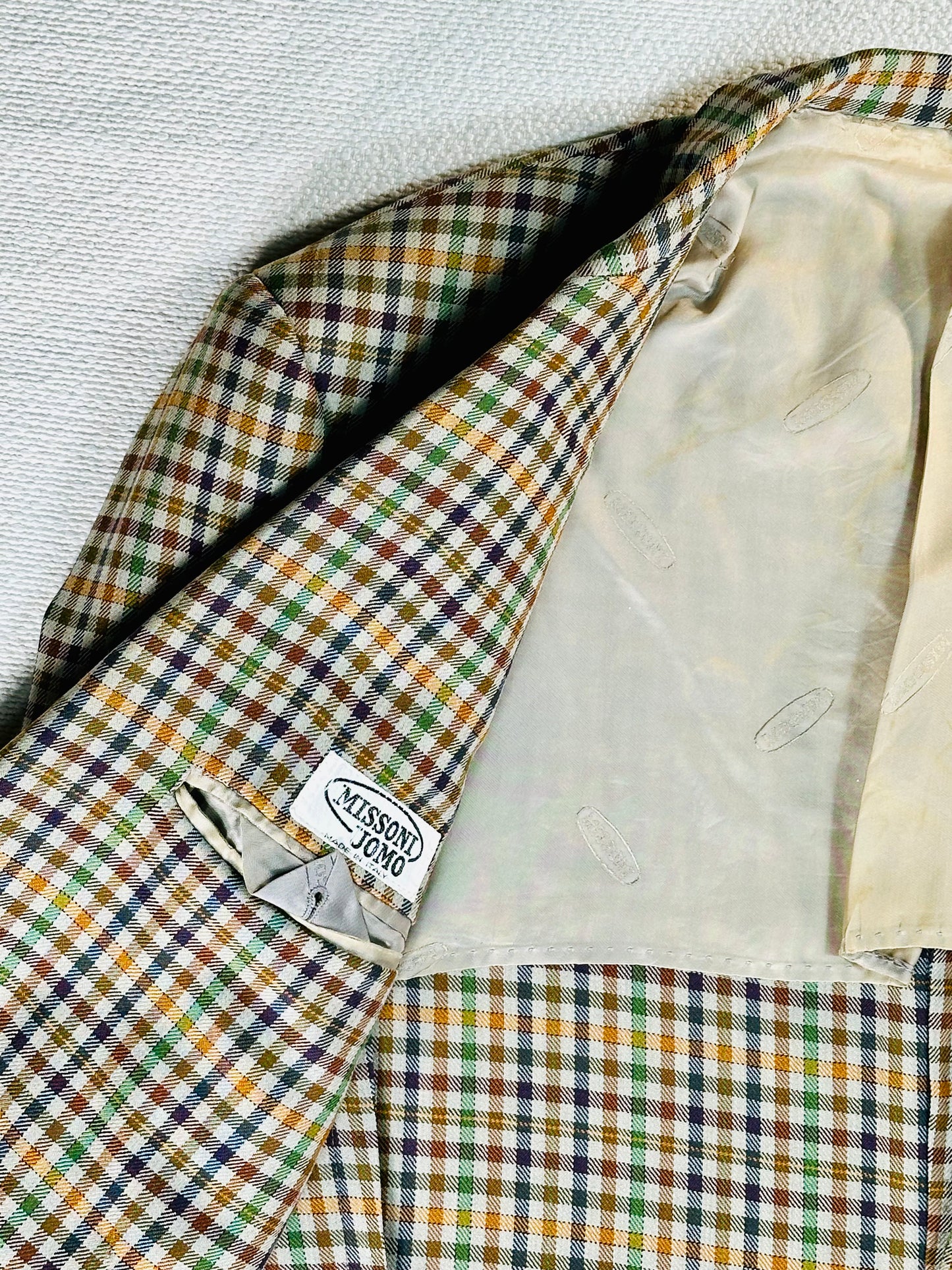 MISSONI - Giacca Blazer vintage a quadri