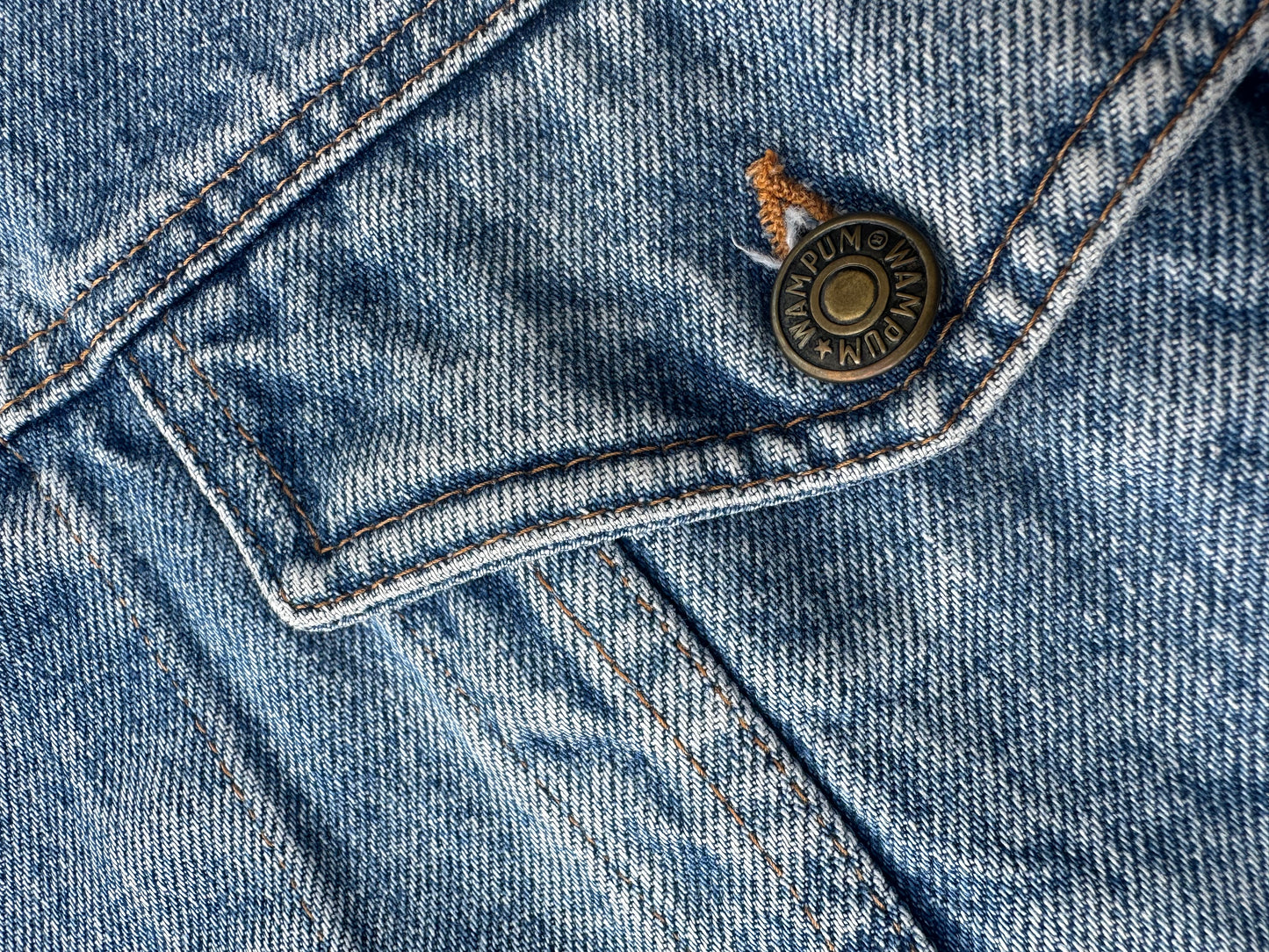 Wampum vintage jeans jacket large