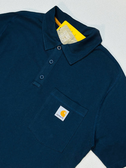 CARHARTT - Polo Force Delmont Blu Navy | S
