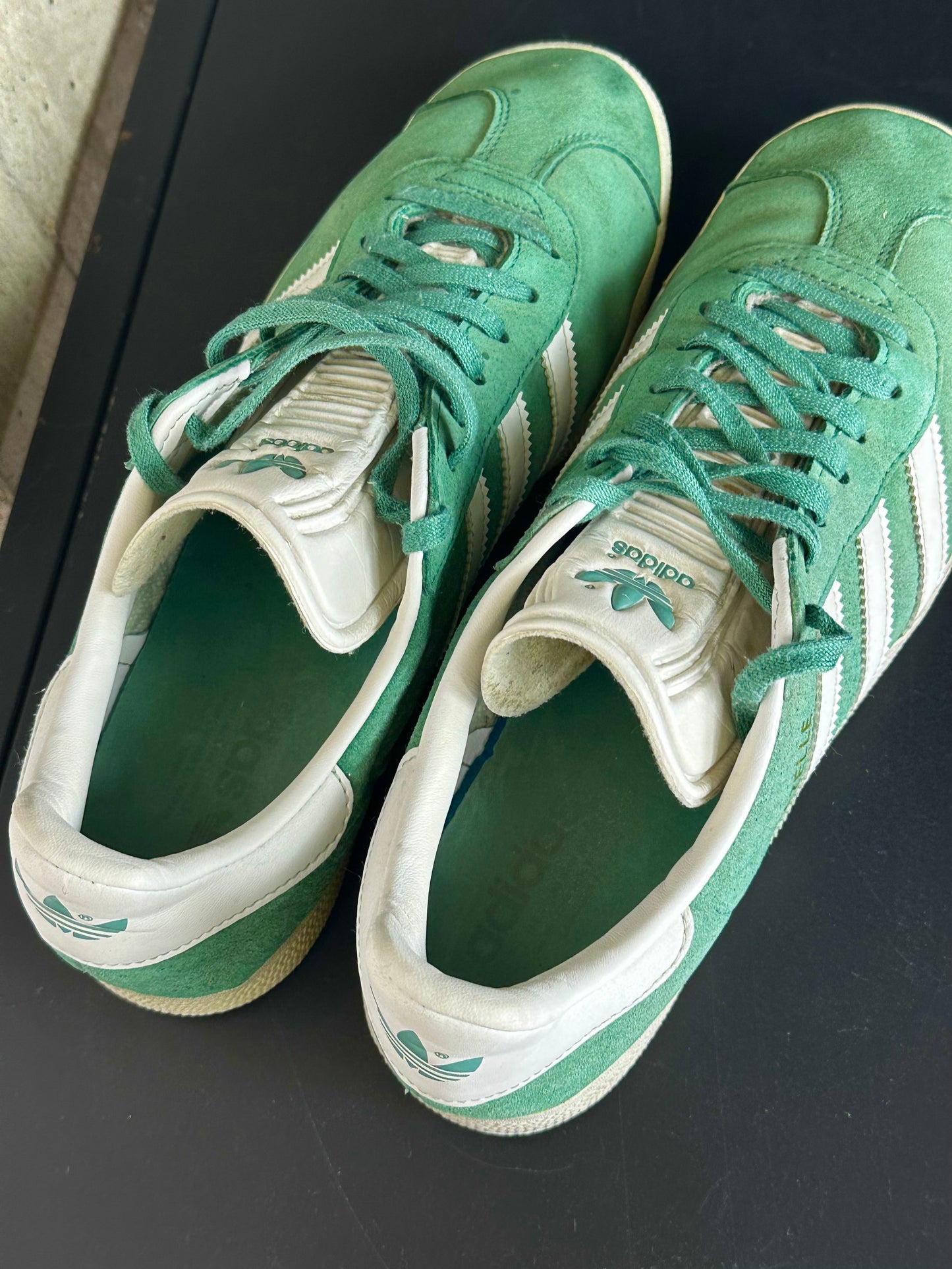 ADIDAS GAZZELLE – Green/White Suede Classic | Tg 42
