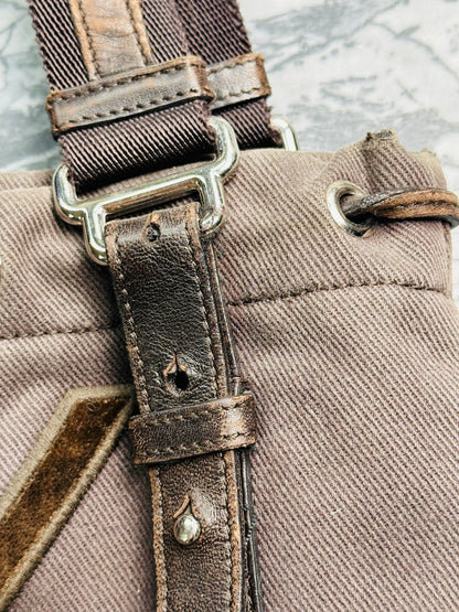 YVES SAINT LAURENT - Borsa a spalla in tela