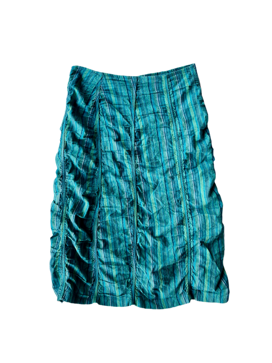 Y2k stripped skirt