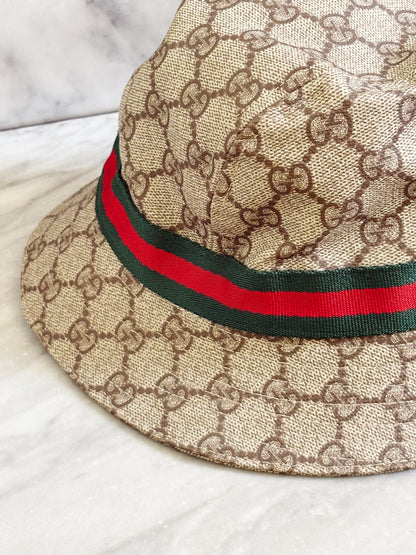GUCCI - Cappello GG Supreme con Web Stripe