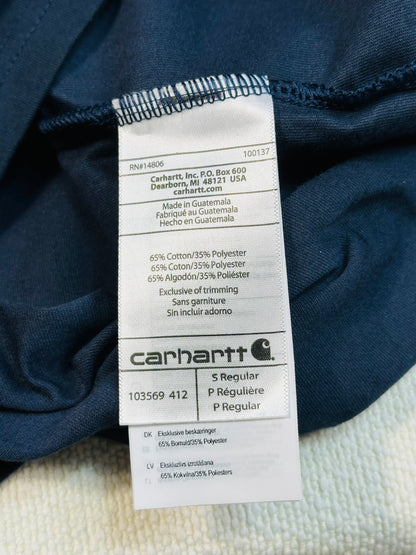 CARHARTT - Polo Force Delmont Blu Navy | S
