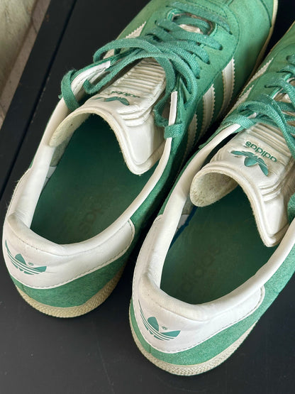 ADIDAS GAZZELLE – Green/White Suede Classic | Tg 42
