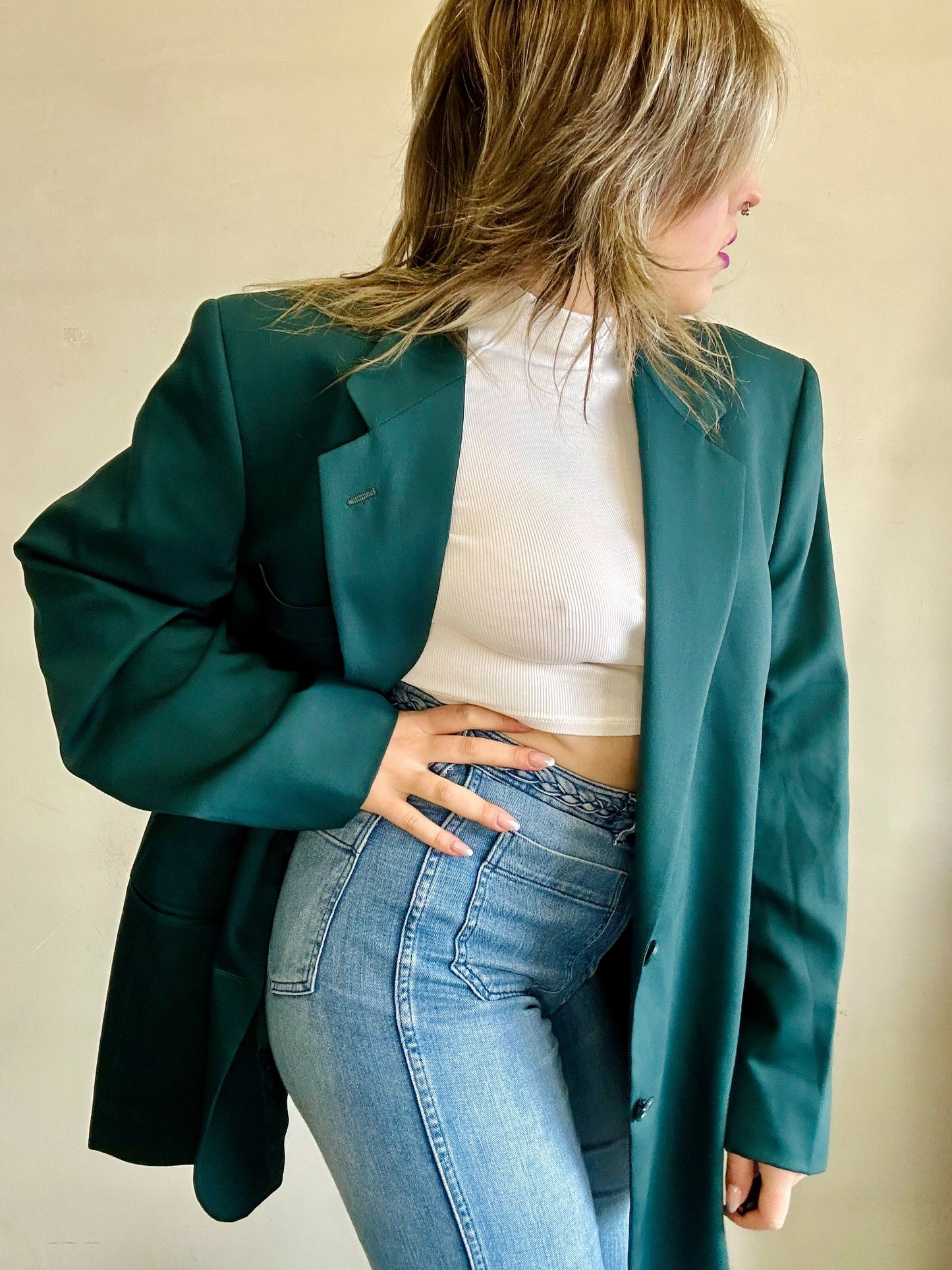 Blazer in pura lana vergine