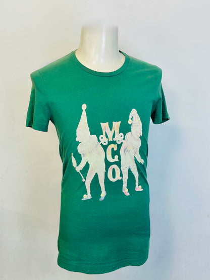 ALEXANDER McQUEEN MCQ - T-Shirt Verde Edizione Clown Grafico
