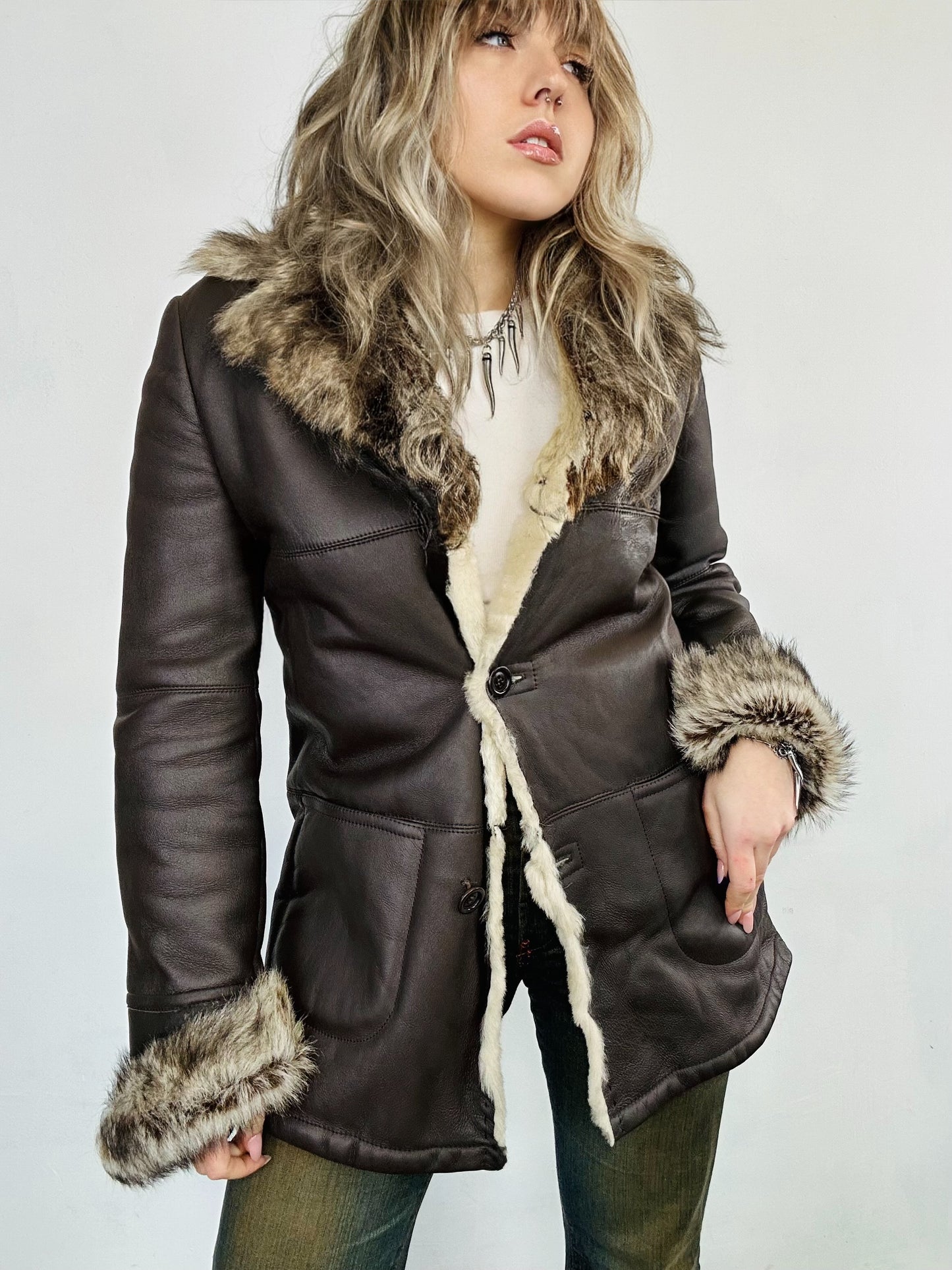 Montone Vintage in Pelle di Agnello