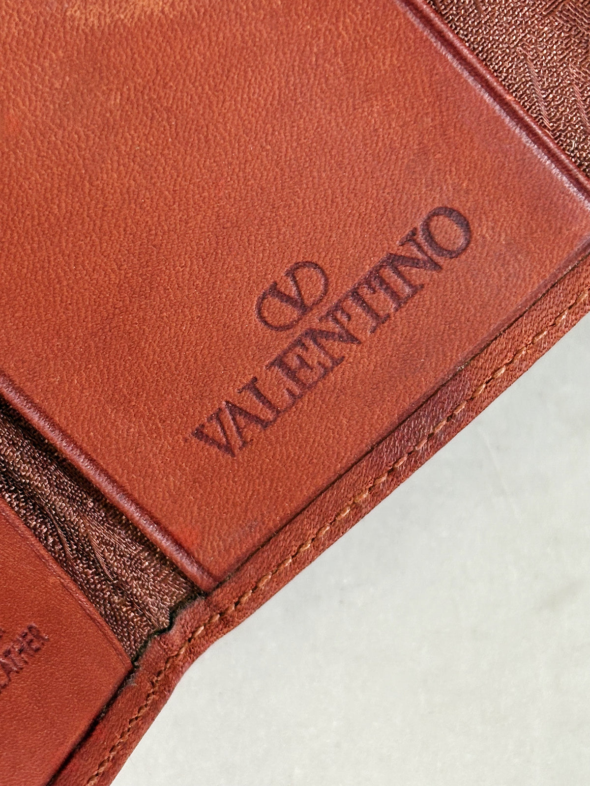 VALENTINO – Portachiavi Vintage in vera pelle Made in Italy