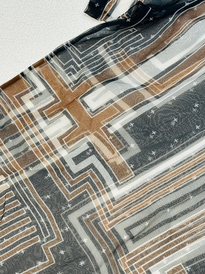 GIVENCHY - T-Shirt trasparente in seta