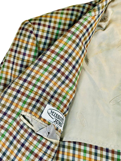 MISSONI - Giacca Blazer vintage a quadri