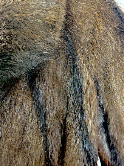 Pelliccia di Castorino Marrone - Artigianato Siciliano