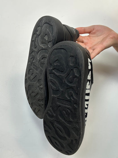 ALEXANDER McQUEEN - Oversized Sneaker – Black Graffiti Edition – Nero | Tg 42