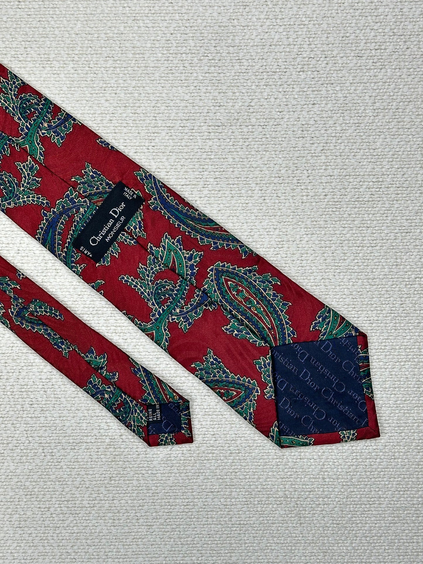 CHRISTIAN DIOR - Cravatta Fantasia Cachemire