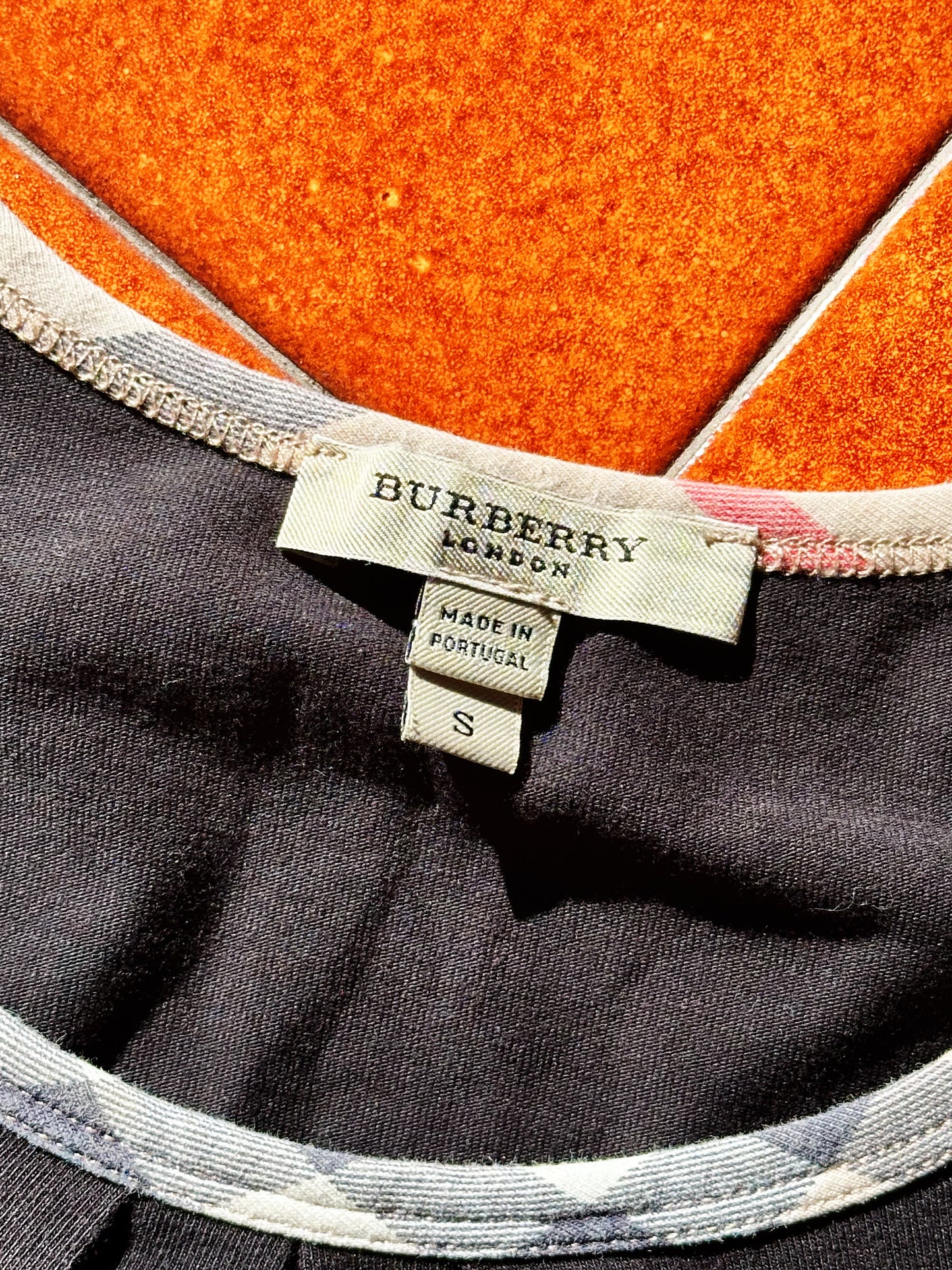 BURBERRY - Canotta Minimal Icon con dettaglio signature