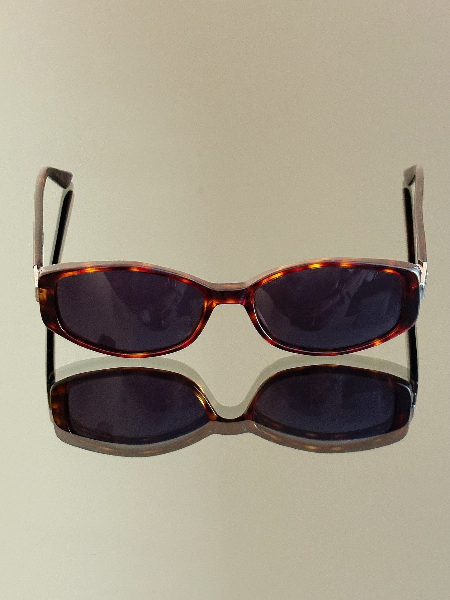 VALENTINO - Occhiali da sole vintage – tartarugati Made in Italy, Y2K