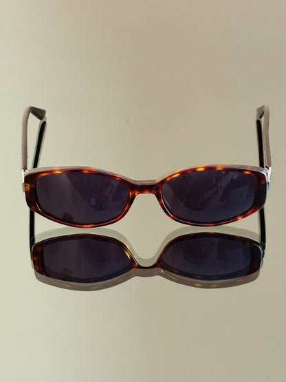 VALENTINO - Occhiali da sole vintage – tartarugati Made in Italy, Y2K