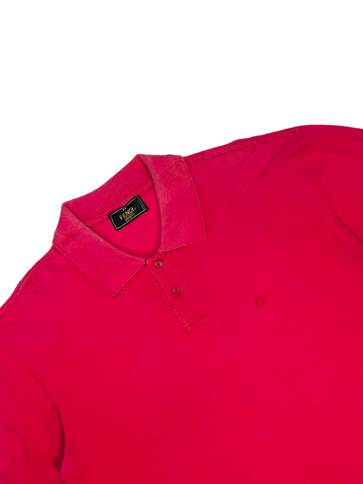 FENDI - Polo color rosa magenta