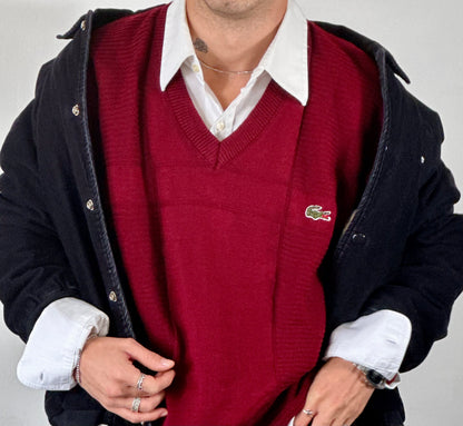 LACOSTE - Pullover burgundi