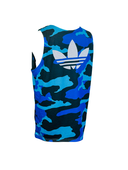 ADIDAS x NBA – Miami Heat Jersey Camouflage Blue Edition 🔹