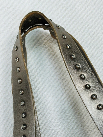 DOLCE & GABBANA – Mini Barrel Cowhide Studded Edition