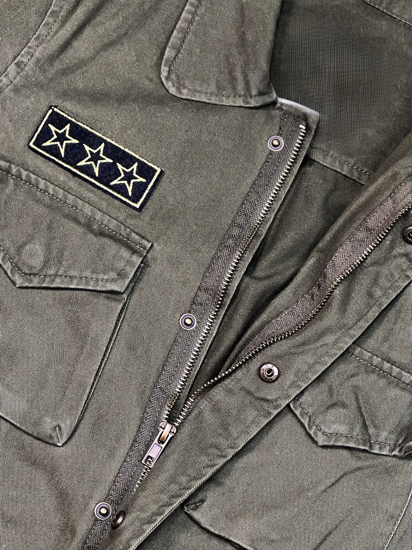 Giacca Utility Military Verde Oliva – Cotton Field Jacket