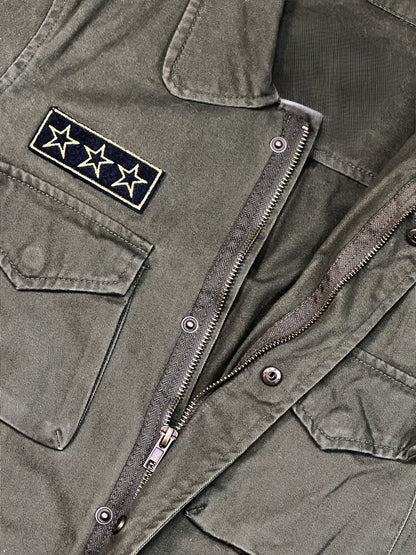 Giacca Utility Military Verde Oliva – Cotton Field Jacket