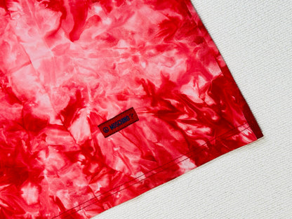 MOSCHINO - T-shirt Tie-Dye Rosso Fragola
