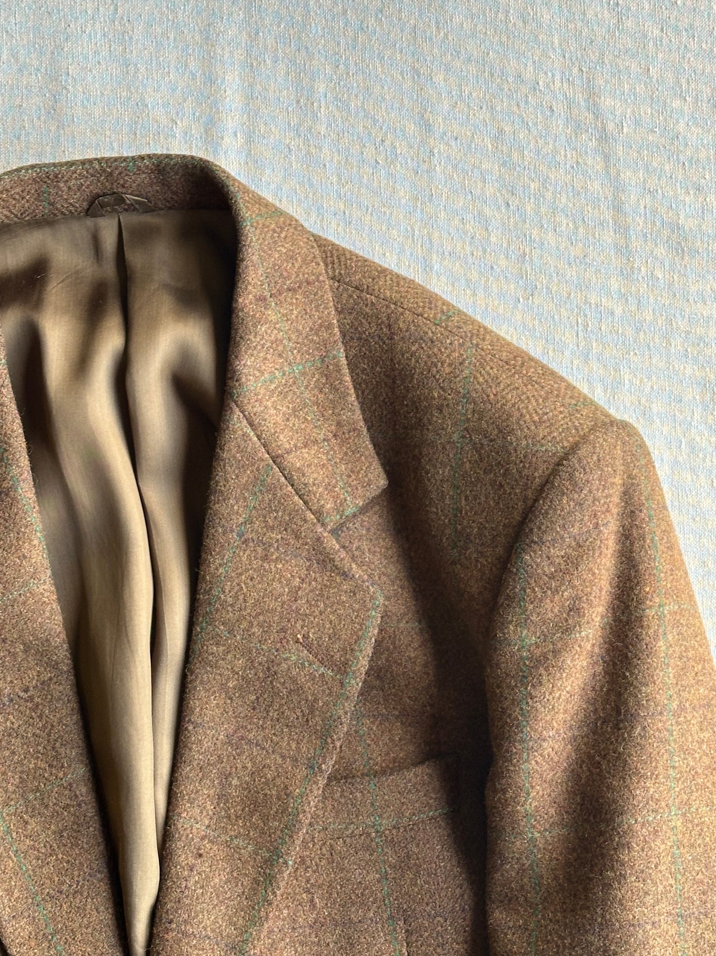 Blazer in pura lana Tartan