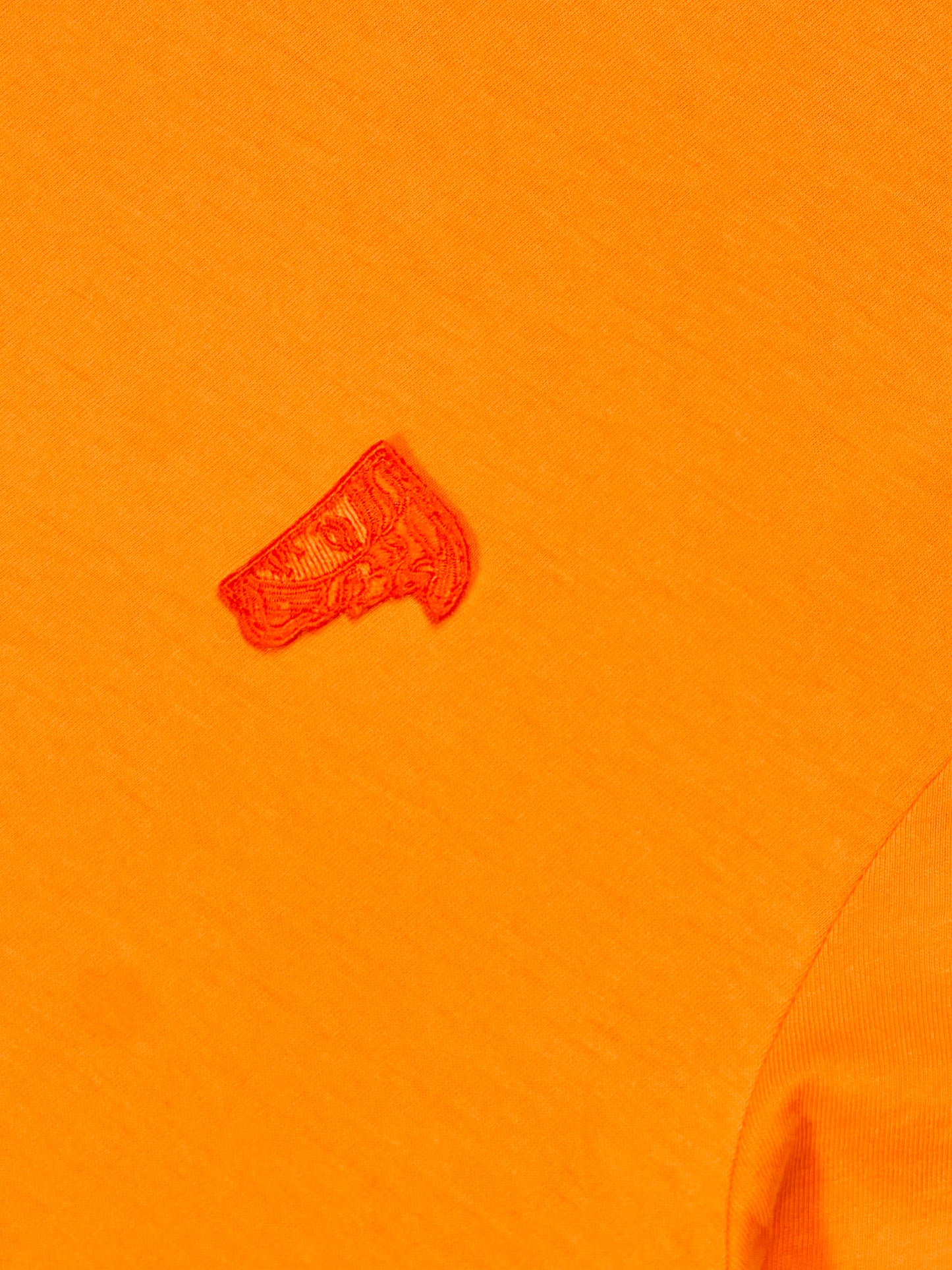 VERSACE COLLECTION  – TShirt Testa di Medusa Ricamata Arancione