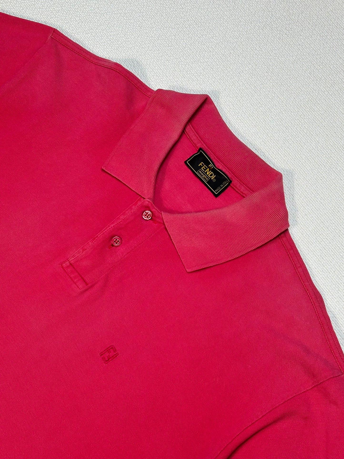 FENDI - Polo color rosa magenta