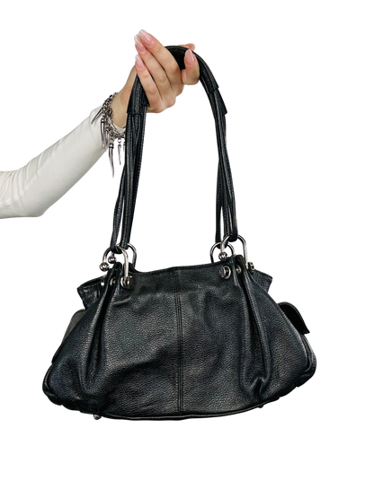 Borsa Shopper in pelle martellata