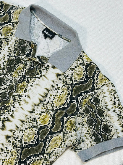 JUST CAVALLI – Polo stampa serpente | XL