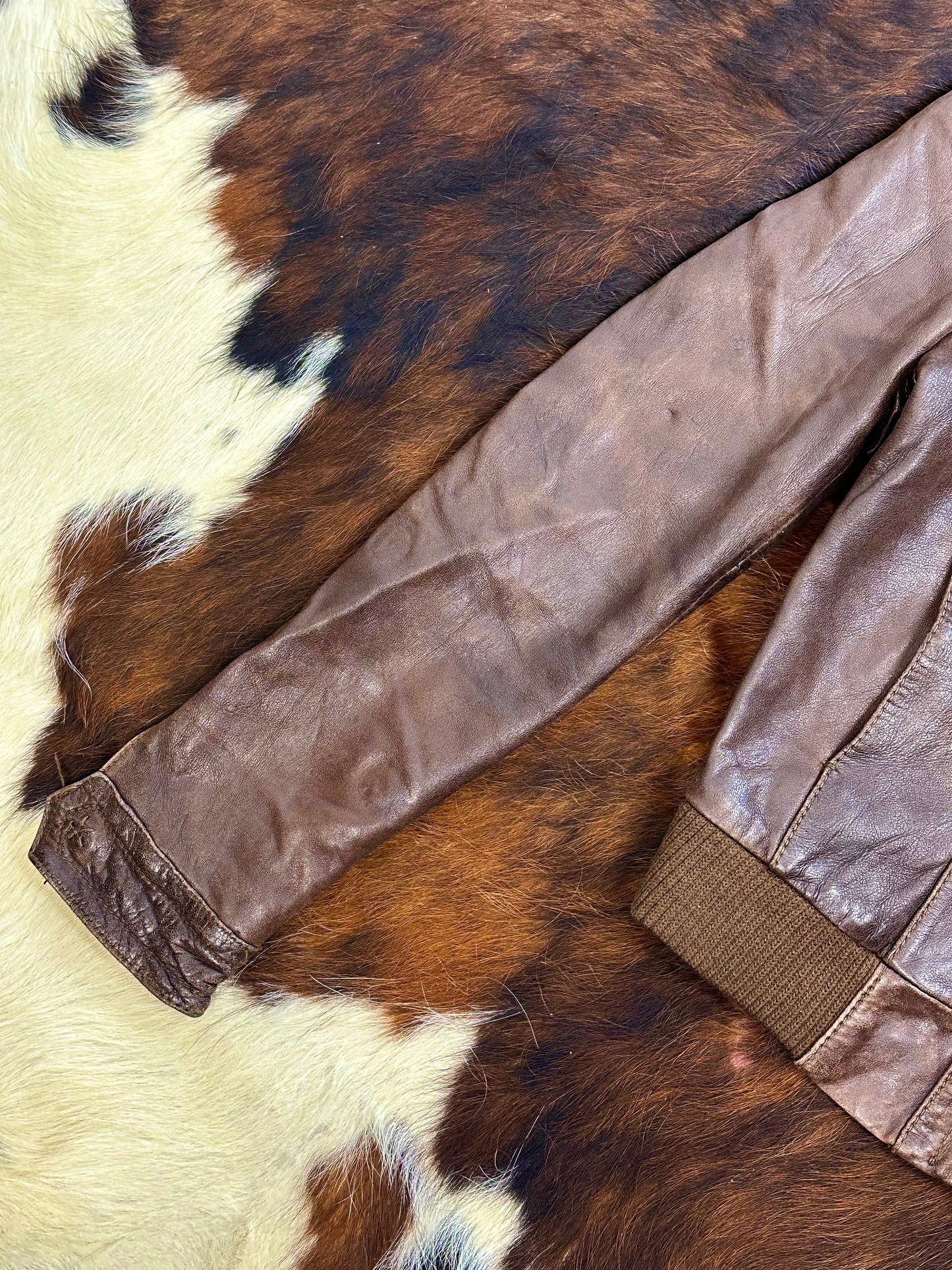 Giacca di pelle aviatore