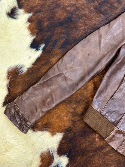 Giacca di pelle aviatore