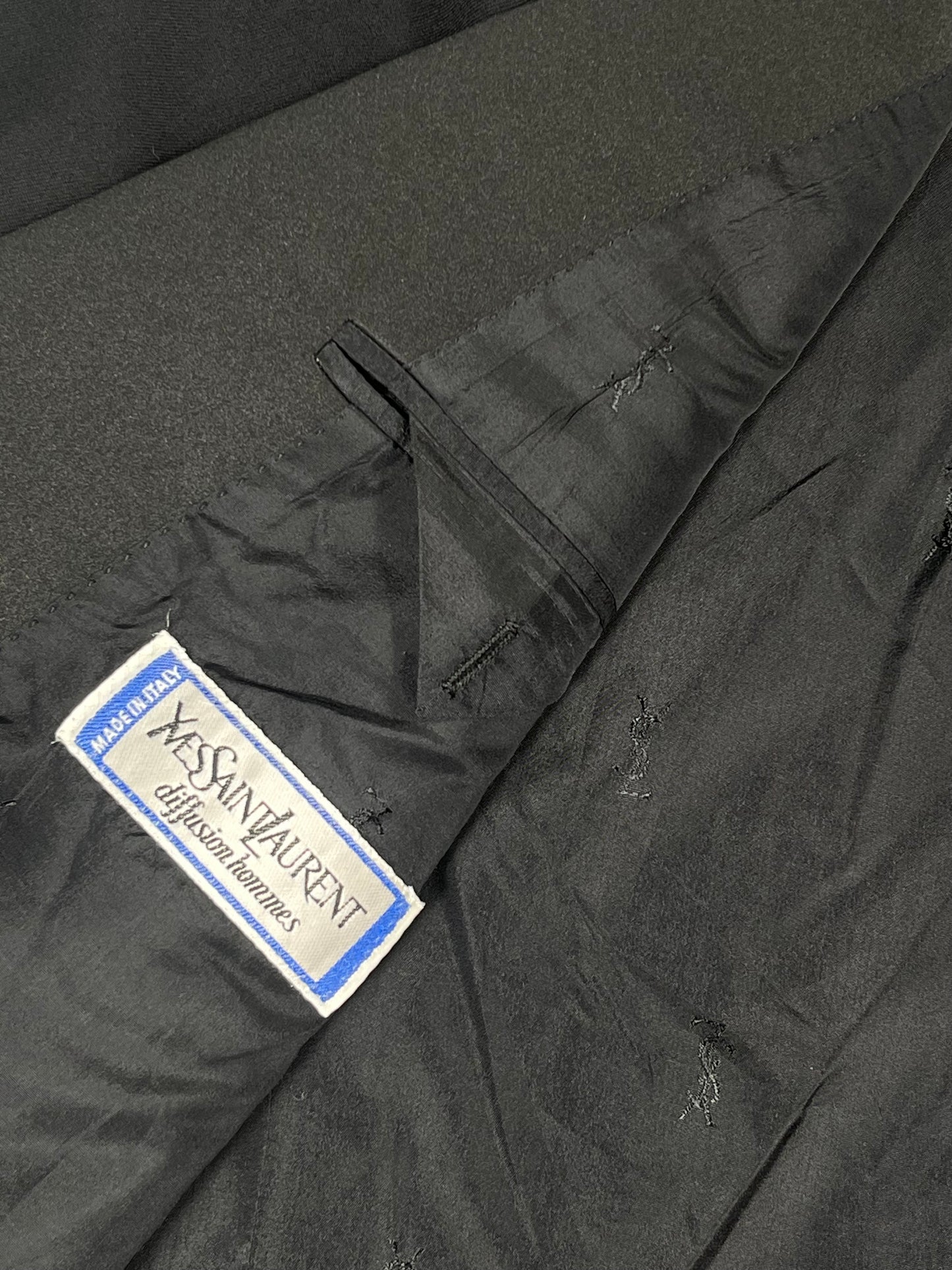 YVES SAINT LAURENT - Giacca smoking nera